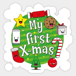 My First Christmas Sticker